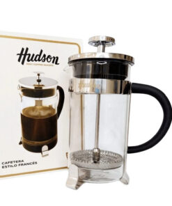 Cafetera vid. estilo frances t/ac.inox 800ml Hudson (31761)