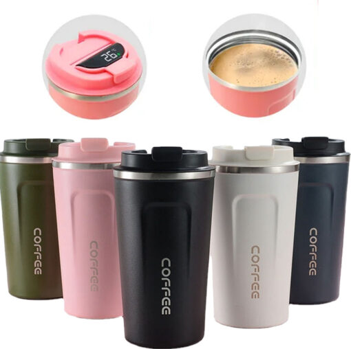 Vaso termico 500ml c/medidor de temperatura