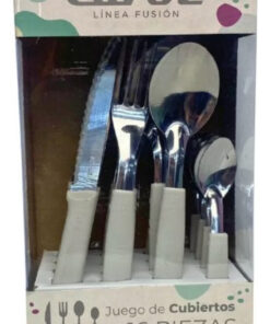 Jgo. cub x16 Carol m/gris fusion caja c/visor (47399)
