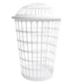 Cesto calado redondo blanco c/tapa Desesplast (66230)
