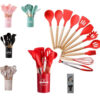 Set utensillos de cocina de silicona