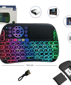 Mini teclado inalambrico RGB