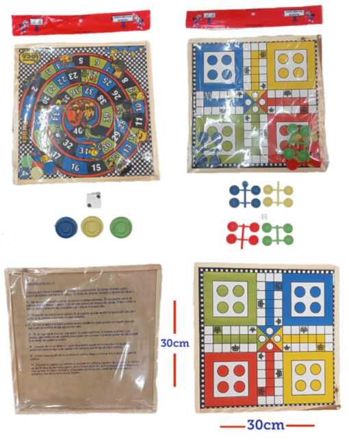 Juego de mesa madera Oca/Ludo
