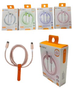 Cable Ezra reforzado 27w tipo C a tipo C