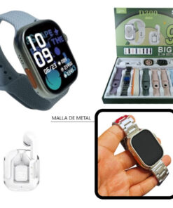 Reloj inteligente smart con auriculares