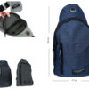 Mochila bandolera unisex