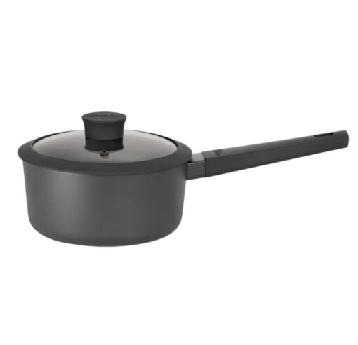 Cacerola 18c aluminio c/ant Daily negro c/mgo Hudson (17891)