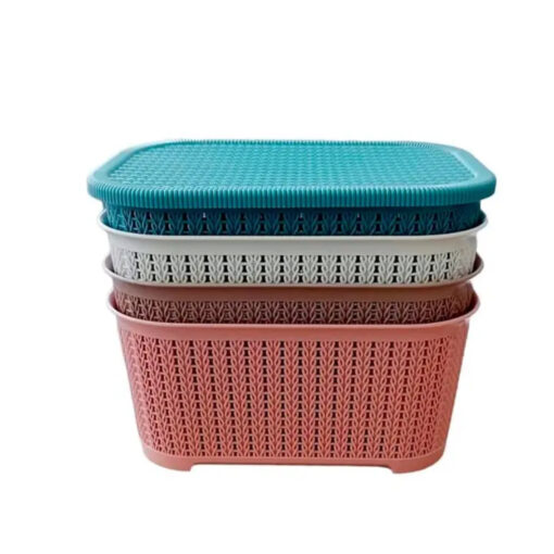 Canasta s/rattan calada 36x25x17c L. nordica (50785)