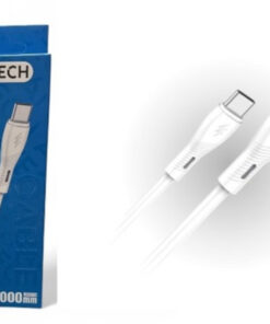 Cable Aitech 120w tipo C a tipo C blanco