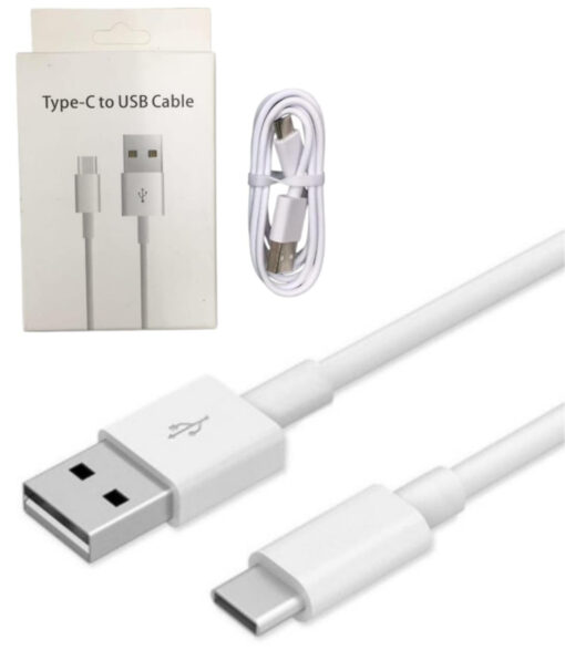 Cable blanco tipo C en caja
