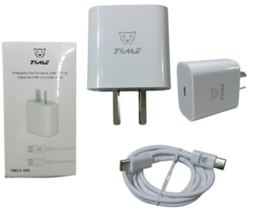 Cargador 20w c/cable tipo C a tipo C