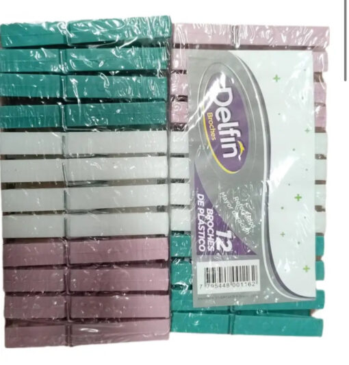 Broches plast x12 (43496)