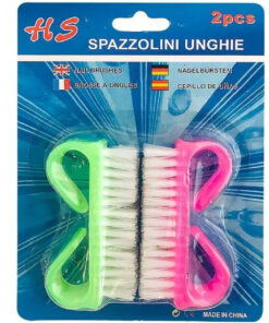 Cepillo uñas plast. x2 unidades (47054)