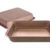 Asadera rect. 37x25c antiadh. cobre Hudson (21429)