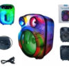 Parlante 4 PLG c/luz BT-FM-MP3