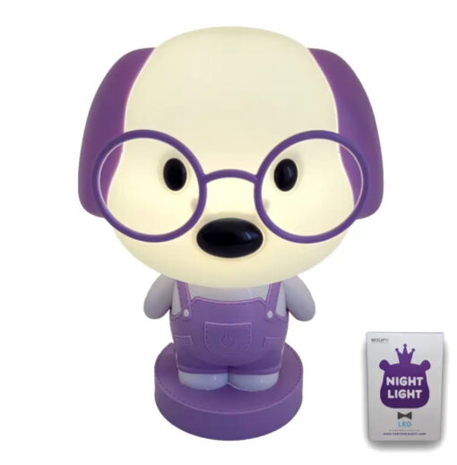 Velador LED 22c Perro c/lentes USB (43377)