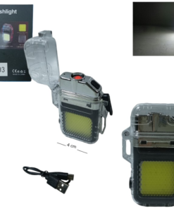 Linterna mini led recargable flash c/ encendedor