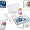 Pizarra led acrílica colores neón