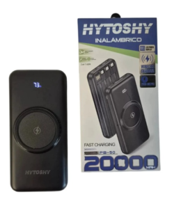Power bank hytoshy carga inalambrica 20000