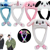 Gorro levanta orejas peluche con luz