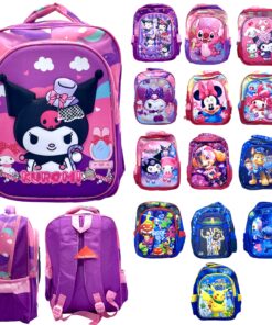 Mochila 2 cierres yoo happy tonos rosas