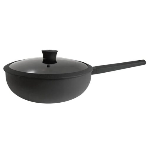 Wok 28c alum c/antiad Daily negro t/v HUDSON (18034)