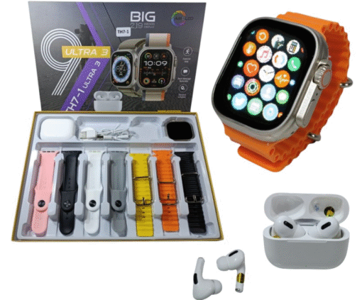 Kit auricular y reloj smart c/malla