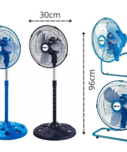 Ventilador ibek 3 n 1 10pulg. 60w negro