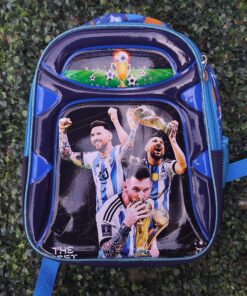 Mochila 2 cierres yoo happy tonos azules