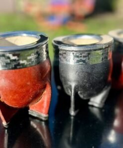 Mate imperial calabaza virola acero con bombilla