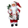 Papá noel 30c r/blanca c/ bolsa y lampara (24349)