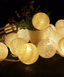 Bolas blancas c/luces 2mts 91180A ( 81933)