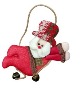 Adorno(24554) tela 17x28c papá noel