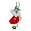 Adorno(24160) tela 13x18c papá noel bota