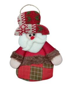 Adorno(24255) tela 12x18c papá noel
