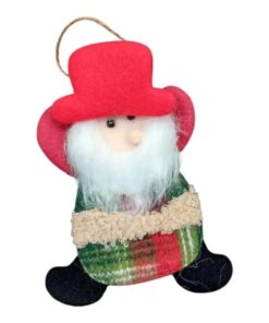 Adorno(24293) tela 10x15c papá noel