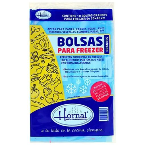 Bolsa (77901)freezer 30x40 X10u HORNAL