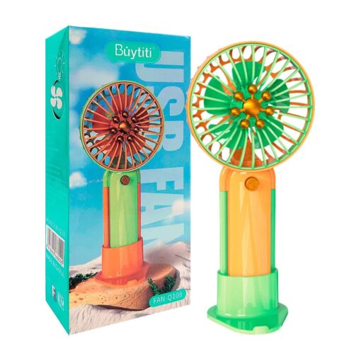 Ventilador de mano recargable c/base ap