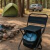 Silla plegable con conservadora para camping
