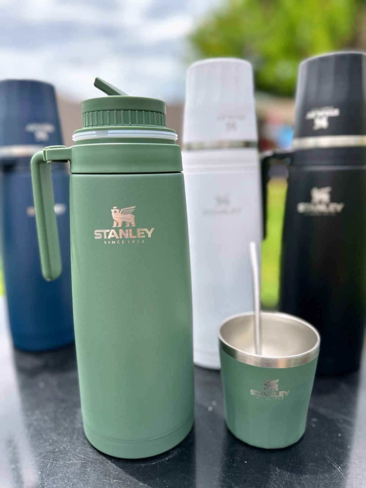 Termo media manija tapa mate a presion de 1lt + bombilla - Imagen 2