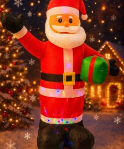 Papa Noel inflable 1,70mt 220volt