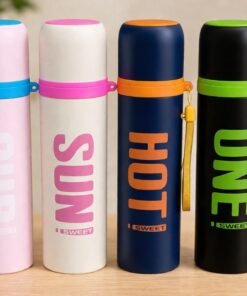 Termo acero 1/2 lt bicolor(23279)