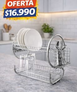 Secaplatos cromado p/15 (22695)