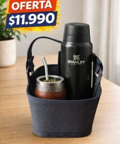 Matera eco cuero negra sin separador