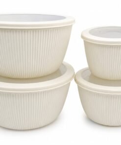 Set bowl con tapa x 4unid.