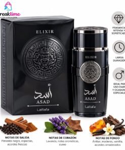 Perfume asad elexir 100ml masculino