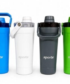 Alternative view of Vaso shaker gym acero personalizado