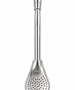 Bombilla acero mini curva