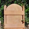 Valijas mini c/ 6 platos rectangulares de madera algarrobo
