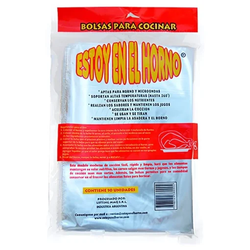 Bolsas p/horno(69380)30x45cestoy en el horno x10 uni
